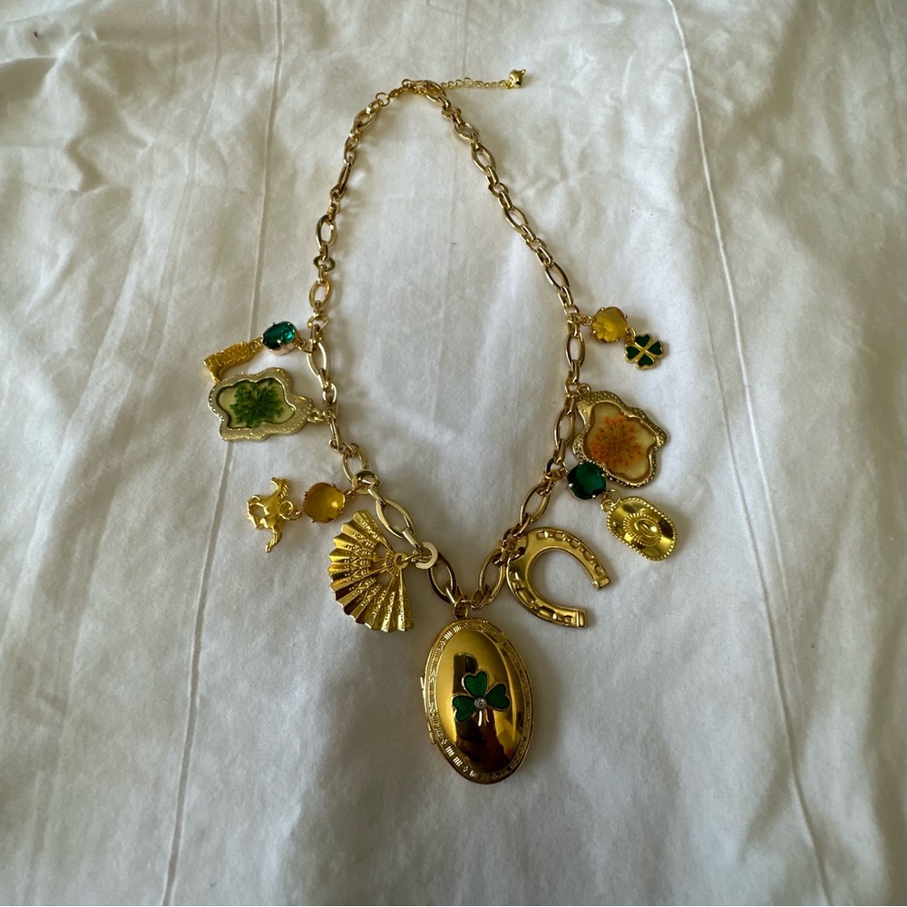 Handmade charm necklace